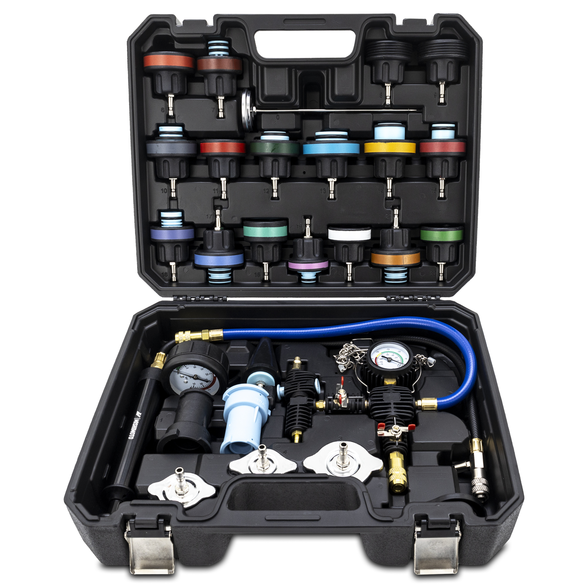 Mishimoto — Mishimoto Cooling System Pressure Tester / Vacuum Purge Kit - 28pc
Pressure Tester Kit - view 11